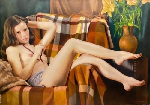 Nudo di donna - Artwork by © Fulvio De Marinis - AmorArt