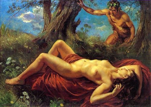 Nymph Surprised By A Faun