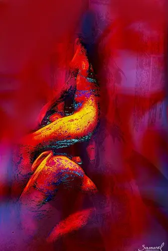 Oral sex fantasy - Digital Art by © H. Samarel - AmorArt