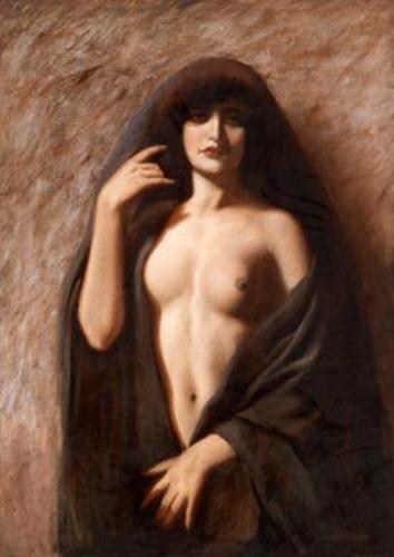 Oriental nude_02 - Painting by © Marcel René Von Herrfeldt - AmorArt