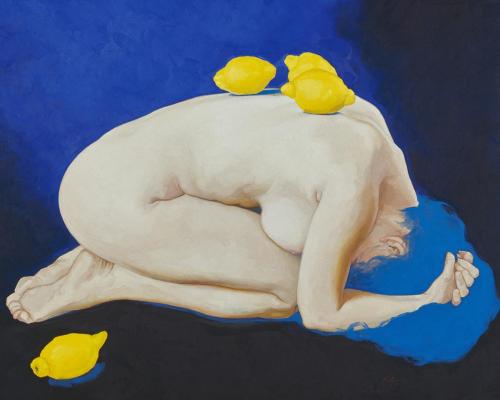 Premurosa 2012 - Painting oil and wax on canvas - AmorArt