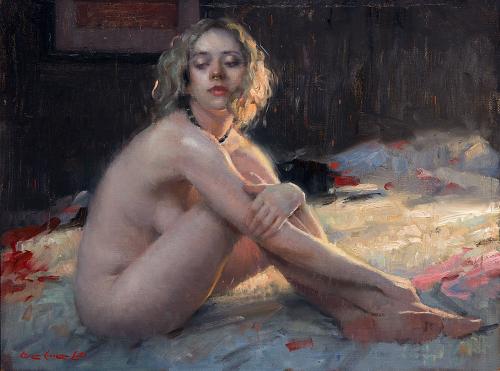 RIBBON OF LIGHT - Painting Oil on linen by © Bryce Cameron Liston - AmorArt