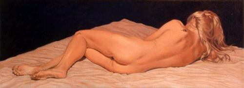Reclined Nude_01 - Painting by © Jason Patrick Jenkins - AmorArt