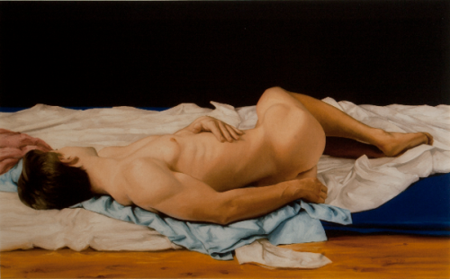 Artworks by David Warren "Reclining Male Nude" - Oil on canvas Nato nel 1945, David Warren ha studiato al Royal Melbourne Institute of Technology. Ha tenuto numerose mostre personali e partecipato a diverse collettive. È rappresentato in diverse collezioni pubbliche