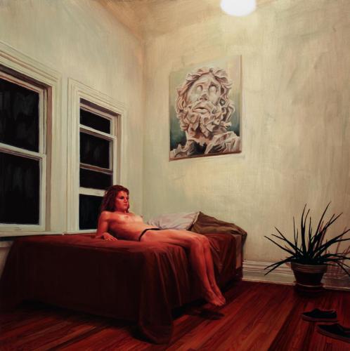 Red Room - Painting oil on canvas by © Seth Armstrong - AmorArt