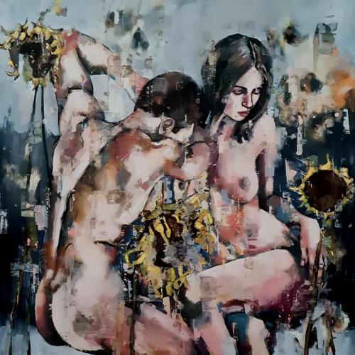 Ritual and decay 5-22-22 - Painting by © Thomas Donaldson - AmorArt