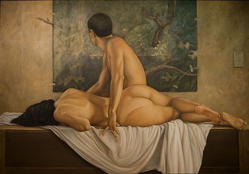 Rolando Cubero (Costa Rica, 1957) è un grande esponente della figurazione, con un'opera fortemente ispirata al realismo magico sudamericano, in cui realismo (quasi iperrealismo) e surrealismo vanno di pari passo, e un elemento erotico più o meno pronunciato. 
