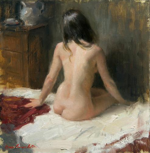 SATURDAY MORNING - Painting Oil on linen by © Bryce Cameron Liston - AmorArt