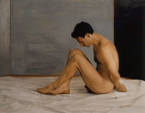 Artworks by David Warren "Seated Male Nude" Nato nel 1945, David Warren ha studiato al Royal Melbourne Institute of Technology. Ha tenuto numerose mostre personali e partecipato a diverse collettive. È rappresentato in diverse collezioni pubbliche
