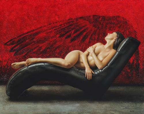 Somnus - Hyperrealist Painting by © Omar Ortiz - AmorArt