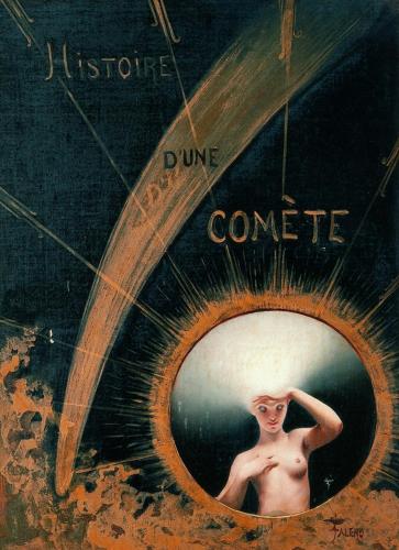 Story of a comet - Painting by © Luis Ricardo Falero - AmorArt