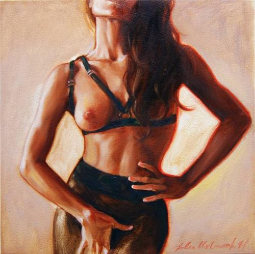 String affair - Painting by © Julia Ustinovich