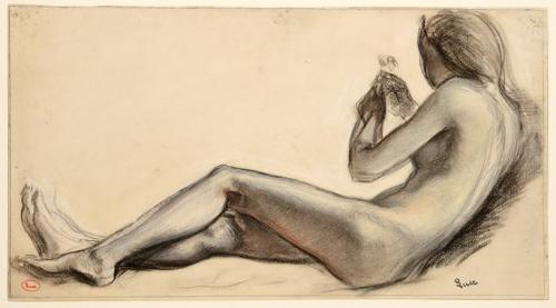 Studio sulla bagnante nuda – Maximilien LuceMaximilien Luce (Parigi, Francia, 1858-1941) è stato un artista post-impressionista francese che ha iniziato la sua carriera come incisore e in seguito ha seguito la linea puntinista di Seurat e Signac. 