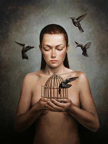 The Bird Cage, 2007, oil on linen