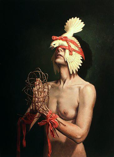 The Blindfold, 2006, oil on linen