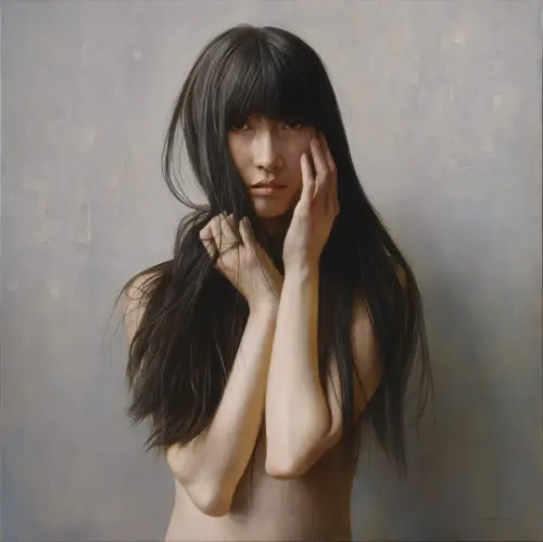 Touch - Painting by © Obi Osamu - AmorArt