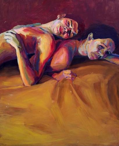 Touch - Painting by © Suzana Dzelatovic - AmorArt