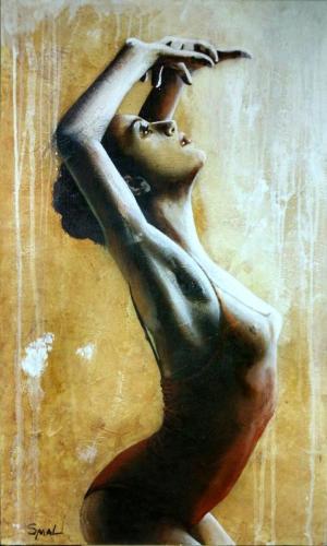 Untitled oil on canvas painting by © Salvatore Malvasi - AmorArt_04