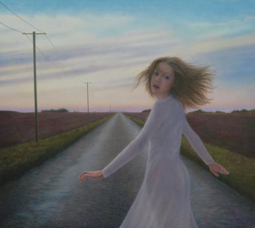Vanishing point - Oil on canvas - Painting by © Neil Moore - AmorArt