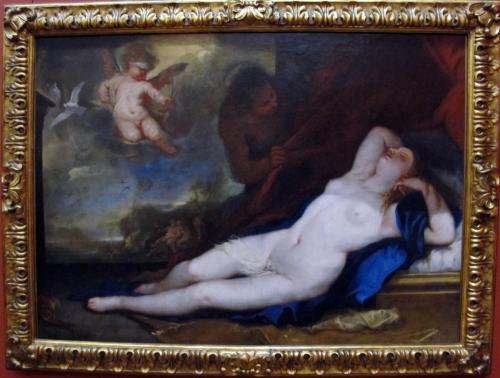 Venere dormiente con Cupido e Satiro di Luca GiordanoLuca Giordano (Napoli, Italia, 1634-1705), noto anche con il suo nome castigliano Lucas Jordán , fu un maestro del barocco italiano...
