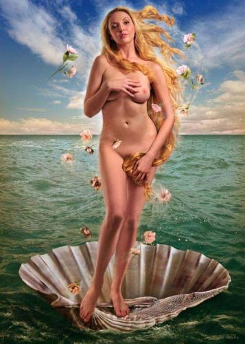Venus - Mixed Media - Digital on canvas by © Jeff Wack - AmorArt