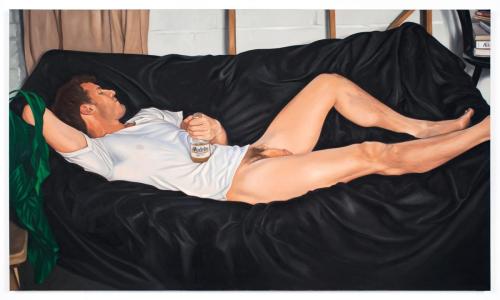 Dicks (2018) -great_american_nude - Oil on canvas by © Alexandra Rubinstein - AmorArt