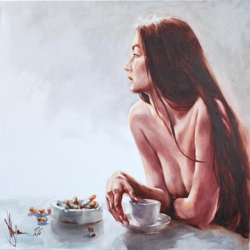 painting-breakfast-too-long-by-igor-shulman-original